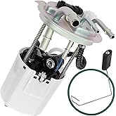 E3581M Electric Fuel Pump Module Assembly with Pressure Sensor Fit for Chevrolet Tahoe & GMC Yukon & Cadillac Escalade 2004-2007, 4.8L 5.3L 6.0L 6.2L, OE FG0808, P76262M, MU1639, 19256621, 88965556