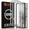 [3-Pack] FANGTIAN 3D Curved for Pixel 7 Pro Screen Protector Tempered Glass, 9H Glass for Google Pixel 7 Pro 6.7Inch -[Fingerprint Unlock][Alignment Tool]