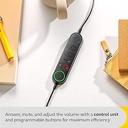 Jabra Engage 40 Wired Stereo Headset with Inline