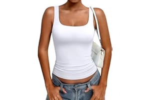 Avidlove Women's Square Neck Tank Tops Sexy Backless Double Lined Slim Fit Summer Going Out 2026 Trendy