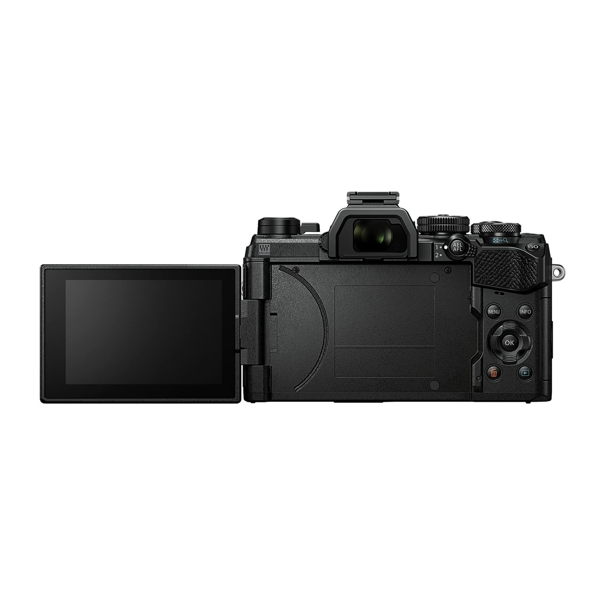 OM SYSTEM Olympus OM-5 Black Micro Four Thirds System Camera Outdoor Camera Weather Sealed Design 5-Axis Image Stabilization 50MP Handheld High Res Shot