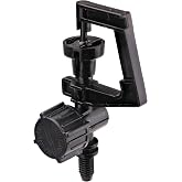Raindrip A184010B, Adjustable Flow Micro Sprinkler, Full-Circle Pattern, Rotary Spray, with 10-32 Threaded Inlet, Drip Irrigation Emitters for Drip Irrigation Gardening Systems, 10-Pack, Black
