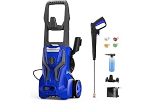 ZHUOLIN 4200 PSI 2.8 GPM Pressure Washer Powered - Electric Power Washer for Cars Washing with 25FT Pressure Hose, Blue
