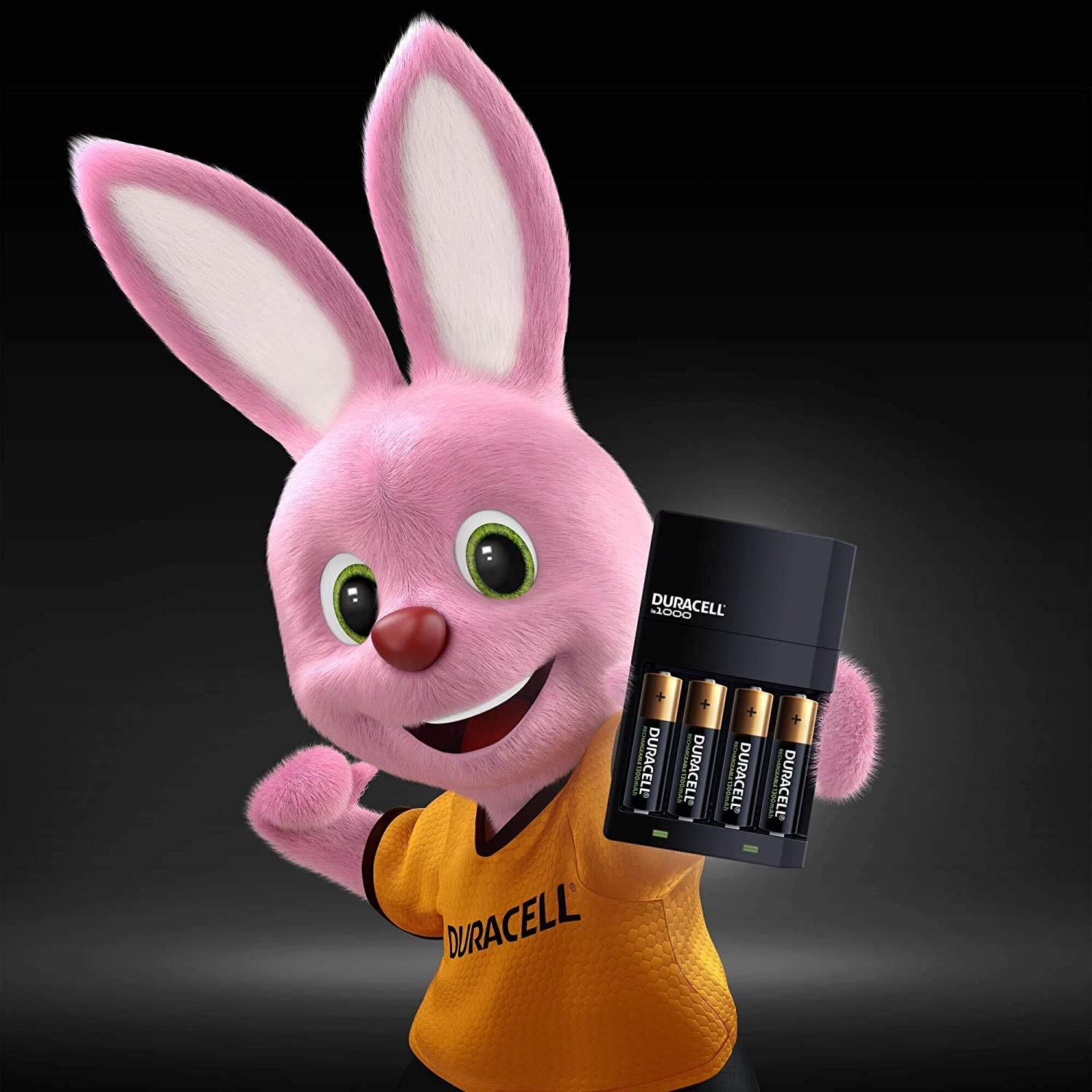 Duracell CEF14 4-Hour Battery Charger, With Rechargeable Batteries Included, AA+AAA, Black/White, 4-hora Cargador AA/AAA - Image 3