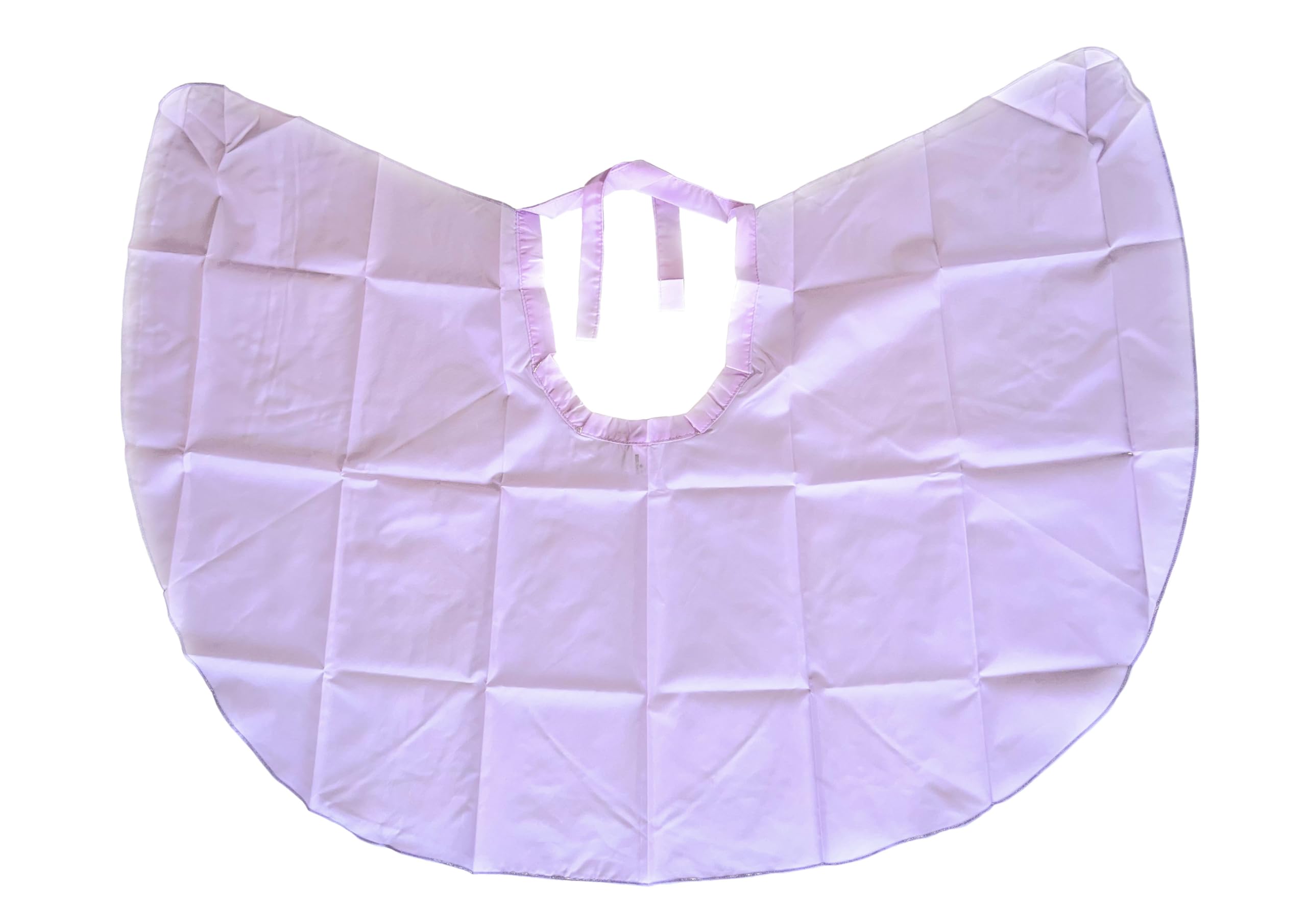 niavida Hairdressing Cape Short for Tying Comb Cape Approx. 96 x 78 Purple Washable Lightweight + Elegant for Hair, Cosmetics and Styling (71B Purple), Purple, One Size