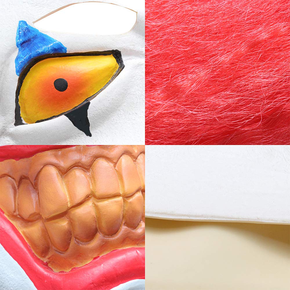 Halloween Scary Clown Mask Pennywise Stephen King\'s It Mask Halloween Horror Decoration for Adults