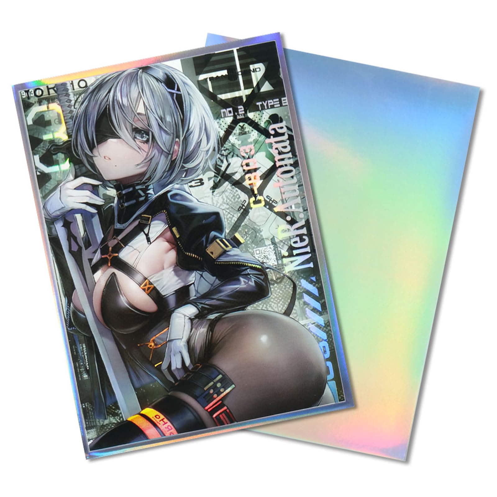60 PCS HD Anime Card Sleeves, Board Game Cartoon Trading Card Sleeve for MTG Top Load Printed Card Protector 67 x 92mm