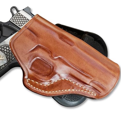 Pancake Holster Fits Browning 1911-380/22LR Non-Railed Black Label 3.62'' #1348