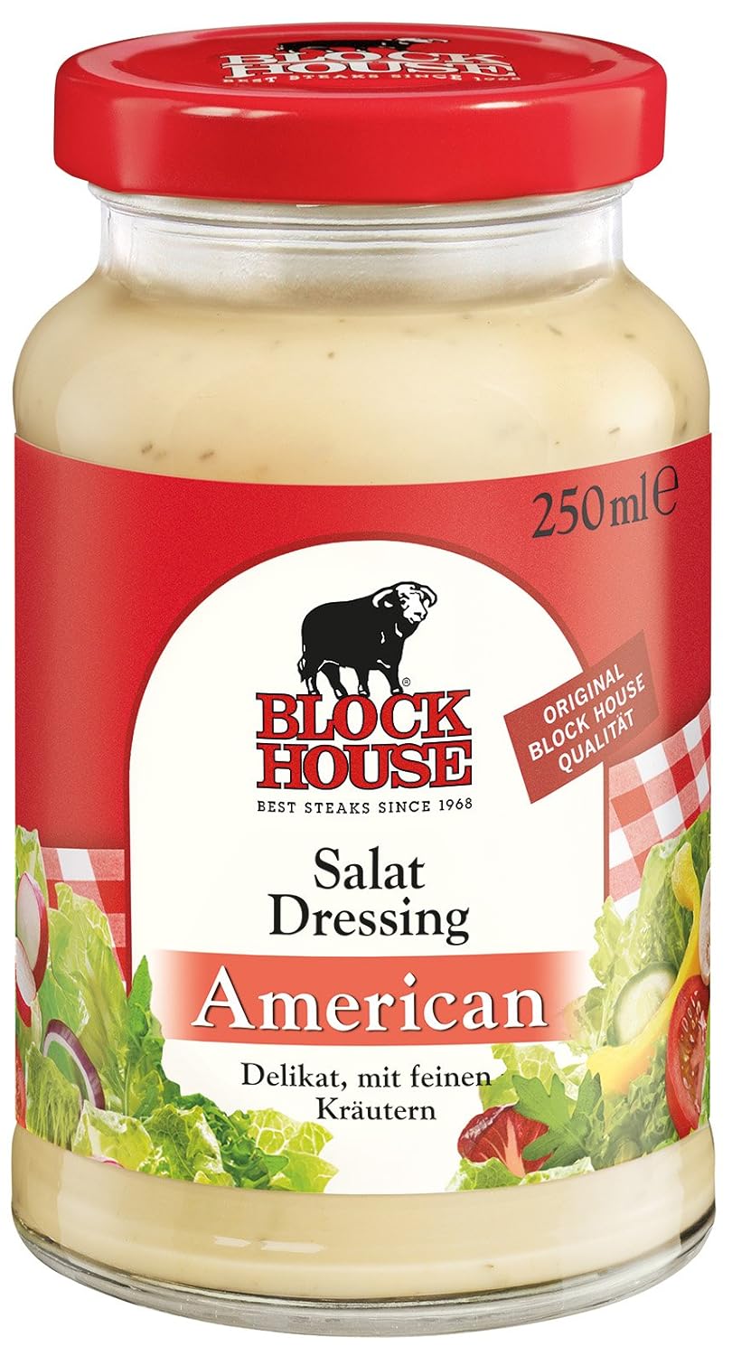 Block House American Salat Dressing, 250 ml Amazon.de Lebensmittel