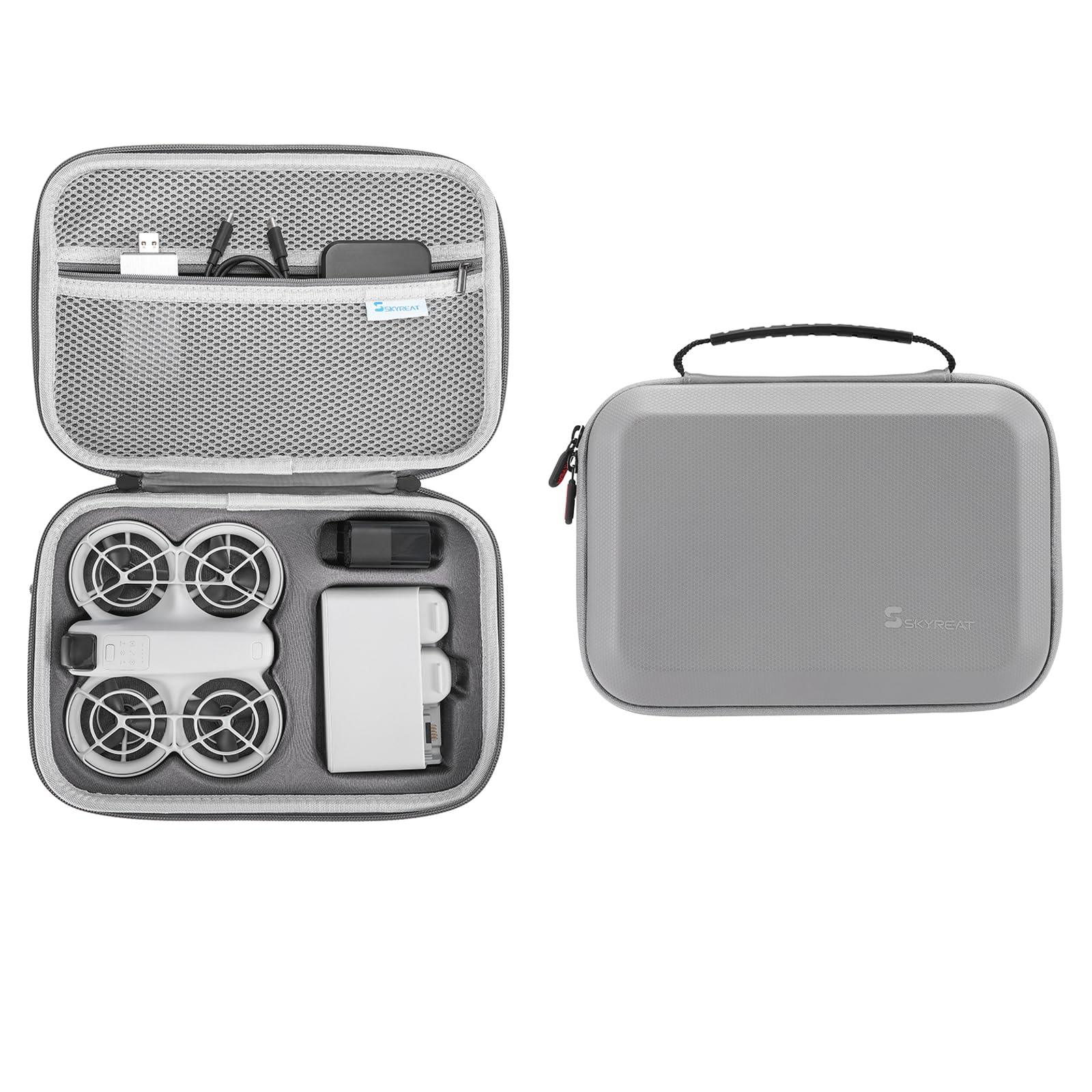 SKYREAT Neo Carrying Case, Compact Storage Case, Portable Travel Protective Bag for DJI Neo Drone and Two-Way Charging Hub Accessories