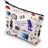 TSOTMO Television Gift Comedy Tragedy Mask Theatre Drama Bag Actress Gifts Zipper Pouch Musical Lover (musical my story)