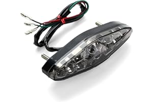 CICMOD Motorcycle Led Brake Running Tail Light 12V Universal for Quad ATV Dirt Bike Custom Chopper