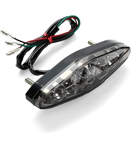Amazon.com: DRC Edge 2 Red LED Tail Light w/ Holder Kit for 2012