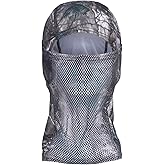 CAMOTER Camo Balaclava Mesh Face Mask - Lightweight Turkey Hunting Face Cover for Men & Women - Hunting, Fishing, Skiing