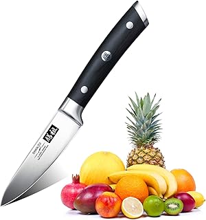 SHAN ZU Schälmesser, Obst und Gemüsemesser Küchen Messer Klein Edelstahl Obstmesser 9.5CM - CLASSIC Series