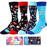 HAPPYPOP Doctor Patriots Math Lover Gifts - Teeth Golf Nurse Space Astronomy Lover Socks