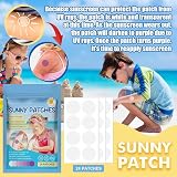 COTTNY 48pcs UV Stickers Sunscreen Reapply Reminder Patch for Kids Adults view 5