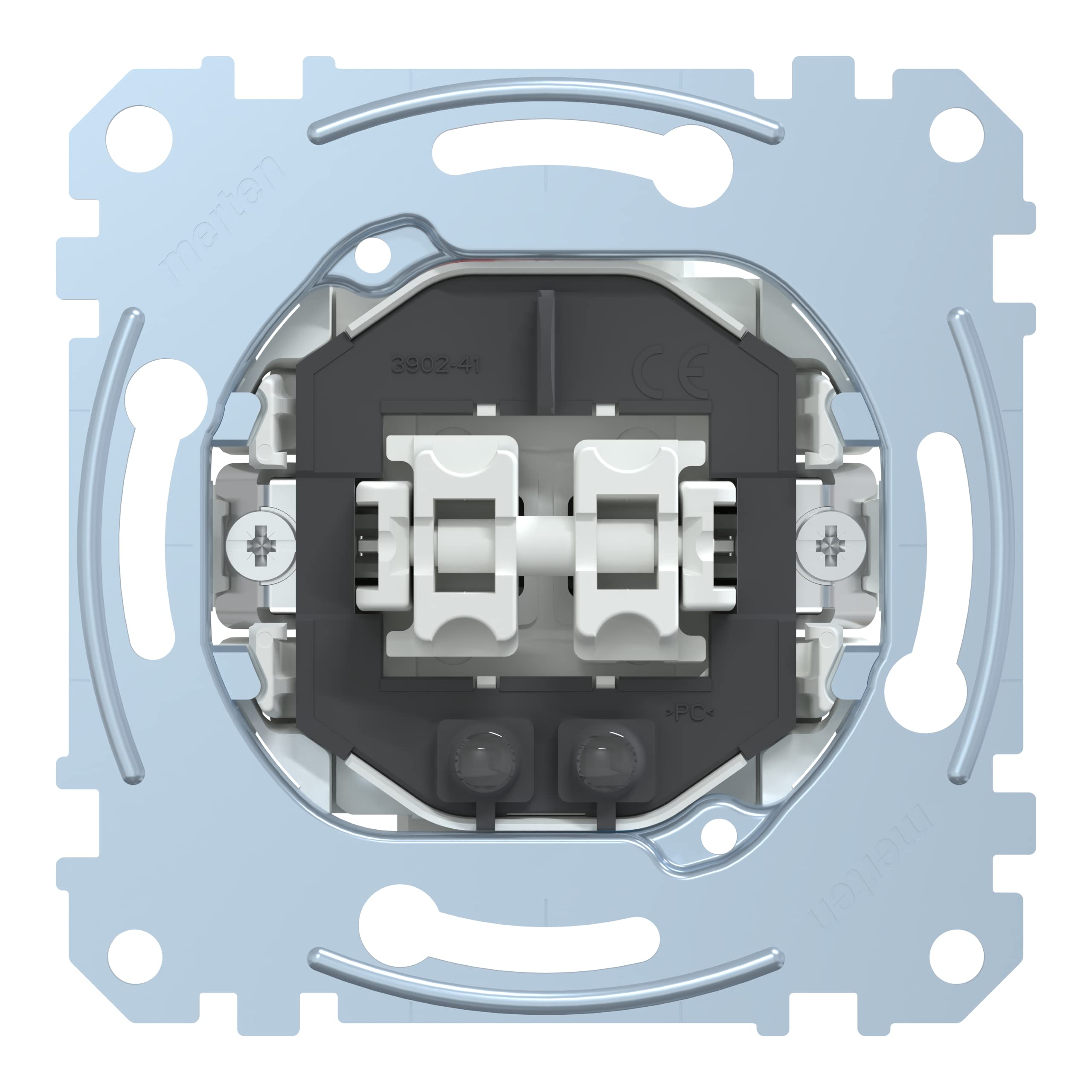 Merten MEG3105 Series Control Switch Insert 1 Pole, 10 AX, AC 250 V, Plug-in terminals