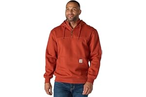 Carhartt mens Rain Defender Loose Fit Heavyweight Quarter-zip Sweatshirt