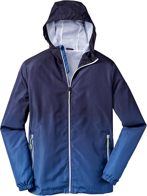 Uomo Giacca/Giacca leggera di transizione con cappuccio KOS 118 MN JCKT, schwarz blau, L, 43191-000