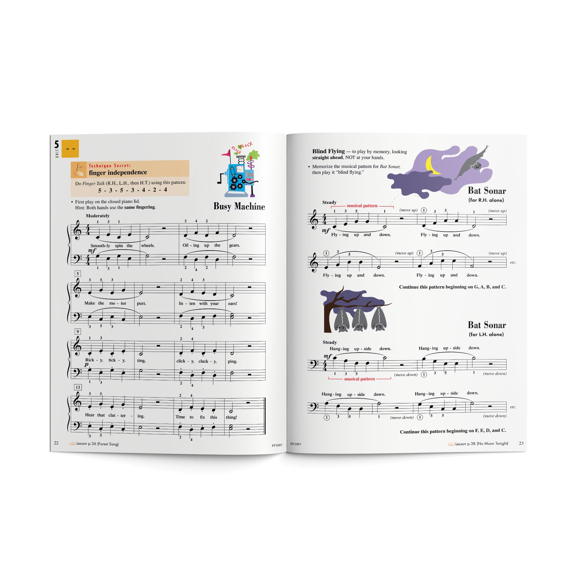 Piano Adventures® – Level 1 Technique & Artistry Book
