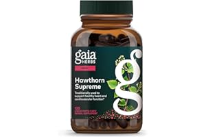 Gaia Herbs Hawthorn Supreme - Hawthorn Berry Supplement - with Herbs Traditionally Used to Support Heart Health* - 120 Vegan Liquid Phyto-Caps (120 Servings)