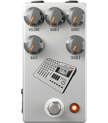 Amazon.com: JHS Pedals JHS Mini Foot Fuzz V2 Fuzz Pedal de efectos