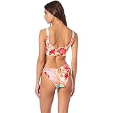Maaji Women's Valerya Regular Rise Double V Cheeky Cut Bikini Bottom