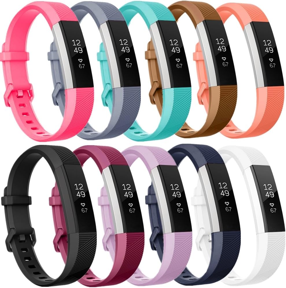 Moretek Correa para Fitbit Alta/Alta HR, Deportes Reemplazo Band Ajustable Pulsera para Fitbit Alta/Alta HR SmartWatch Fitness Tracker Accesorios ...