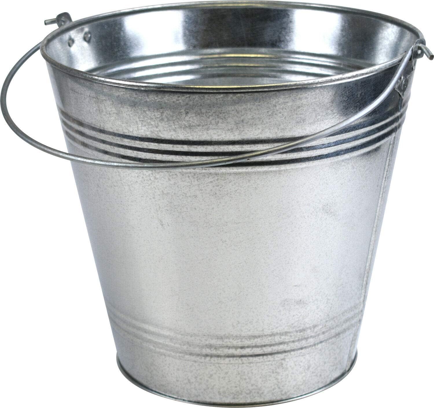 Galvanized Metal Pail With Handle Wholesale at Bruce Harris blog