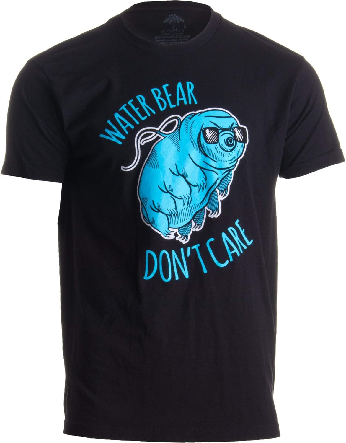 Amazon Com Water Bear Don T Care Funny Tardigrade Microbiology Waterbear Science T Shirt Clothing water bear don t care funny tardigrade microbiology waterbear science t shirt