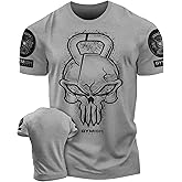 Gymish Lifestyle Gym Reaper Skull Funny Sayings Lifting Inspirational T-Shirt
