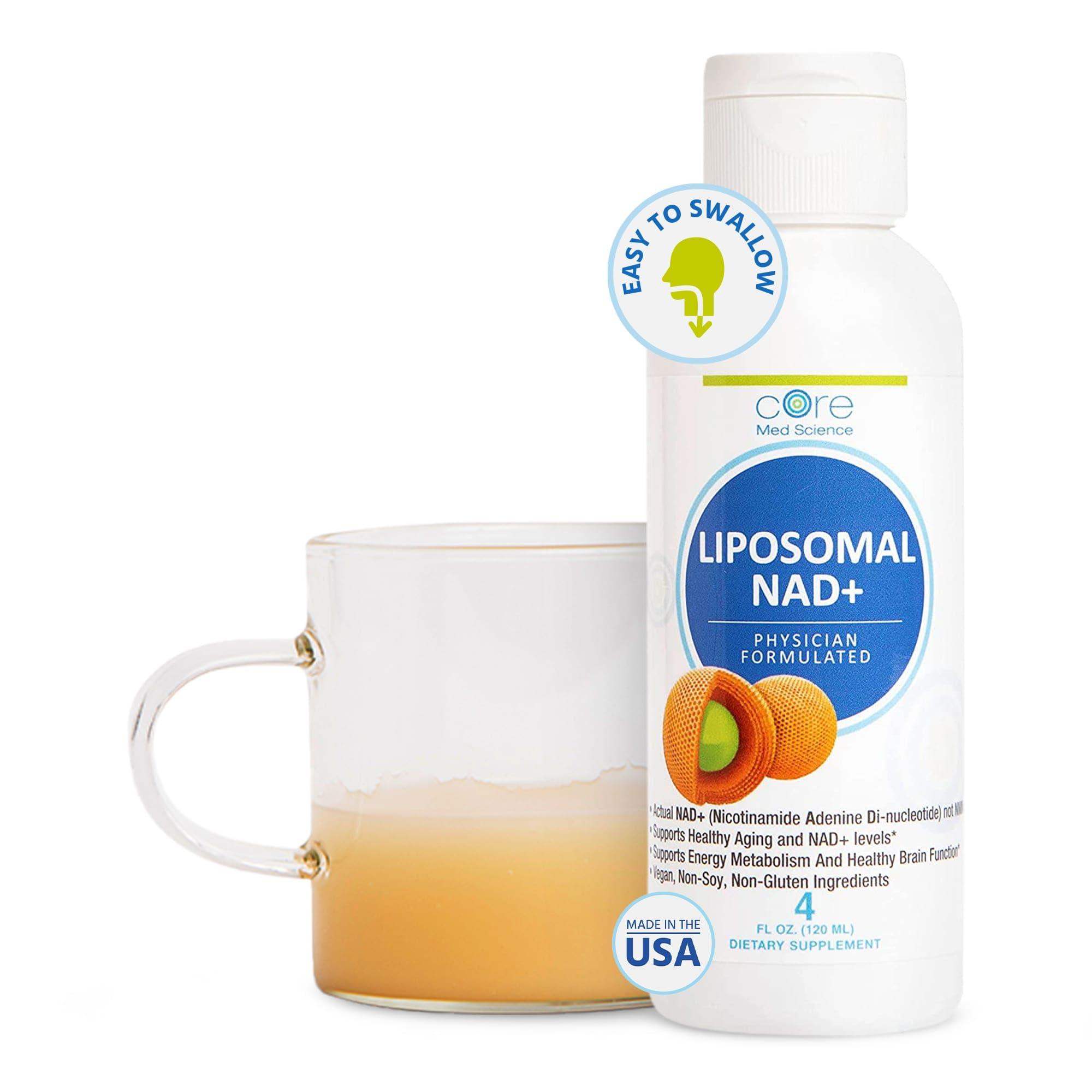 Core Med Science Liposomal NAD Supplement Liquid, 4 Fl Oz - NMN or  Nicotinamide Riboside Alternative - Supports Healthy Aging & Energy  Metabolism - Nicotinamide Adenine Dinucleotide Supplement in Kenya | Whizz  Multiple Vitamin-Mineral Supplements