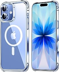 Mkeke Magnetic Clear Case for Phone 17, Compatible