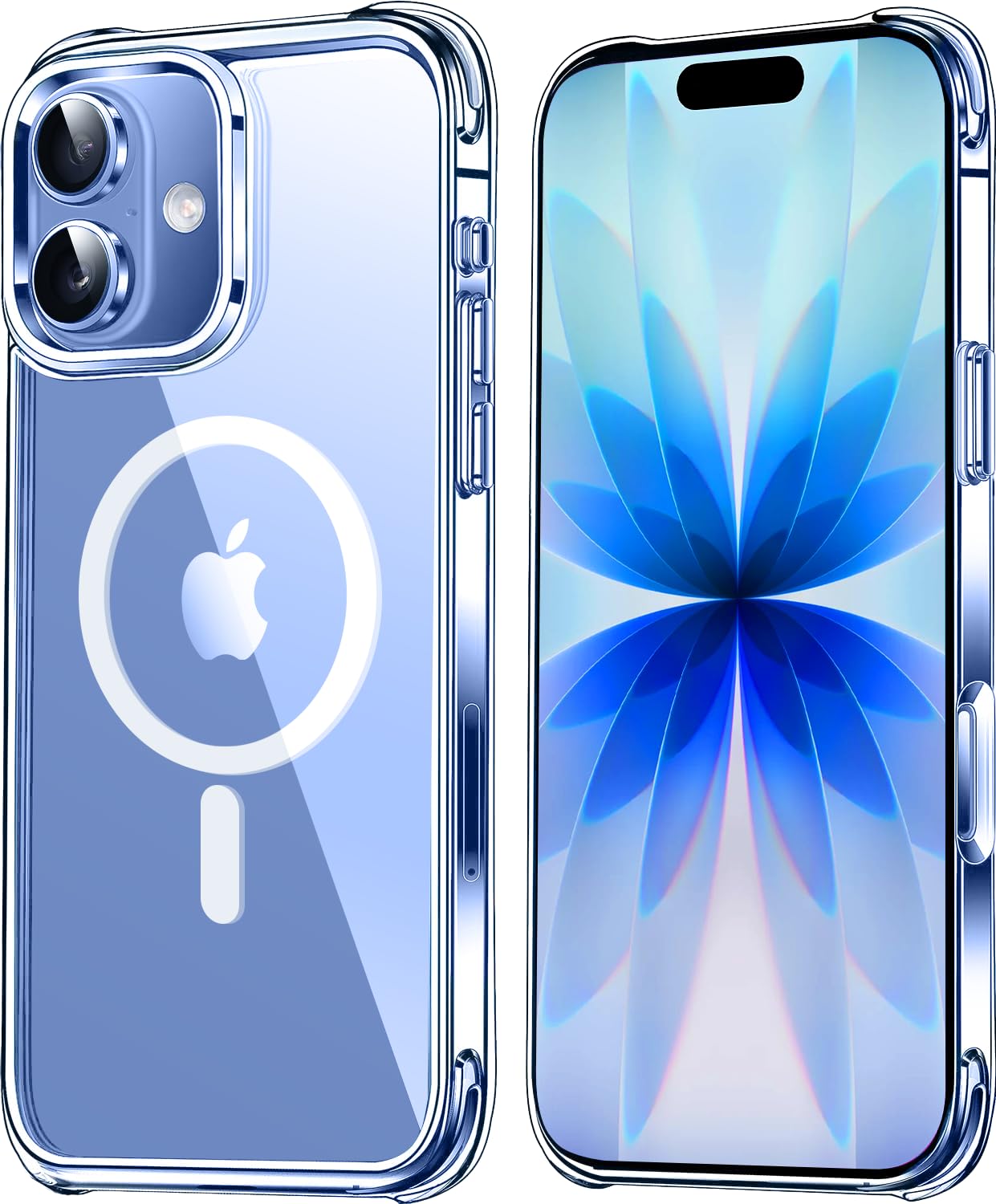 Mkeke Magnetic Clear Case for Phone 17, Compatible