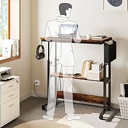 YITAHOME Height Adjustable Table with Charging