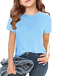 Girls Short Sleeve T Shirts Kids Summer Tops
