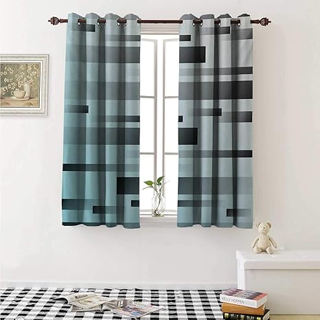 Amazon Com Shenglv Striped Blackout Draperies For Bedroom