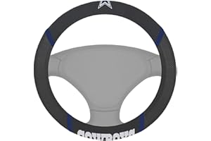 FANMATS NFL Unisex-Adult Embroidered Steering Wheel Cover
