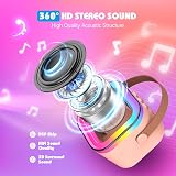 Dislocati Karaoke Machine 2 Microphones Bluetooth Speaker Kids Gift 3-12 view 4