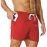 AIMPACT Mens Mesh Athletic Shorts Gym Athletic Workout Shorts for Men 5 Inch Running Shorts with Pocket