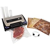NESCO VS‑22LB Premium Vacuum Sealer for Home Food Storage, Electric Sealing System with LiquidLock&trade; Technology