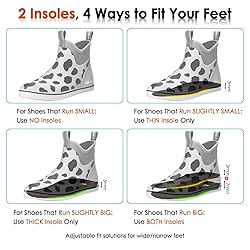 Kalkal Men's Deck Boots, Waterproof Fishing Rain