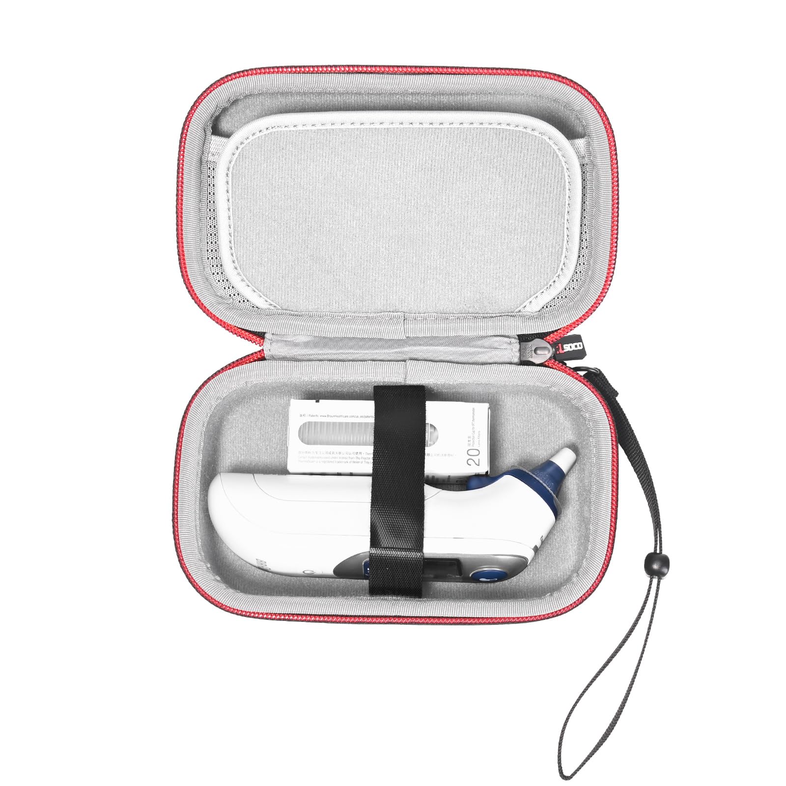RLSOCO Carrying Case for Braun ThermoScan 7 Ear Thermometer IRT6520/IRT6520B/IRT6575 & for Braun ThermoScan 3/6 Ear Thermometer IRT3030/IRT6515/IRT6525