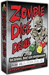 Zombie Dice Deluxe Dice Game, Adults and