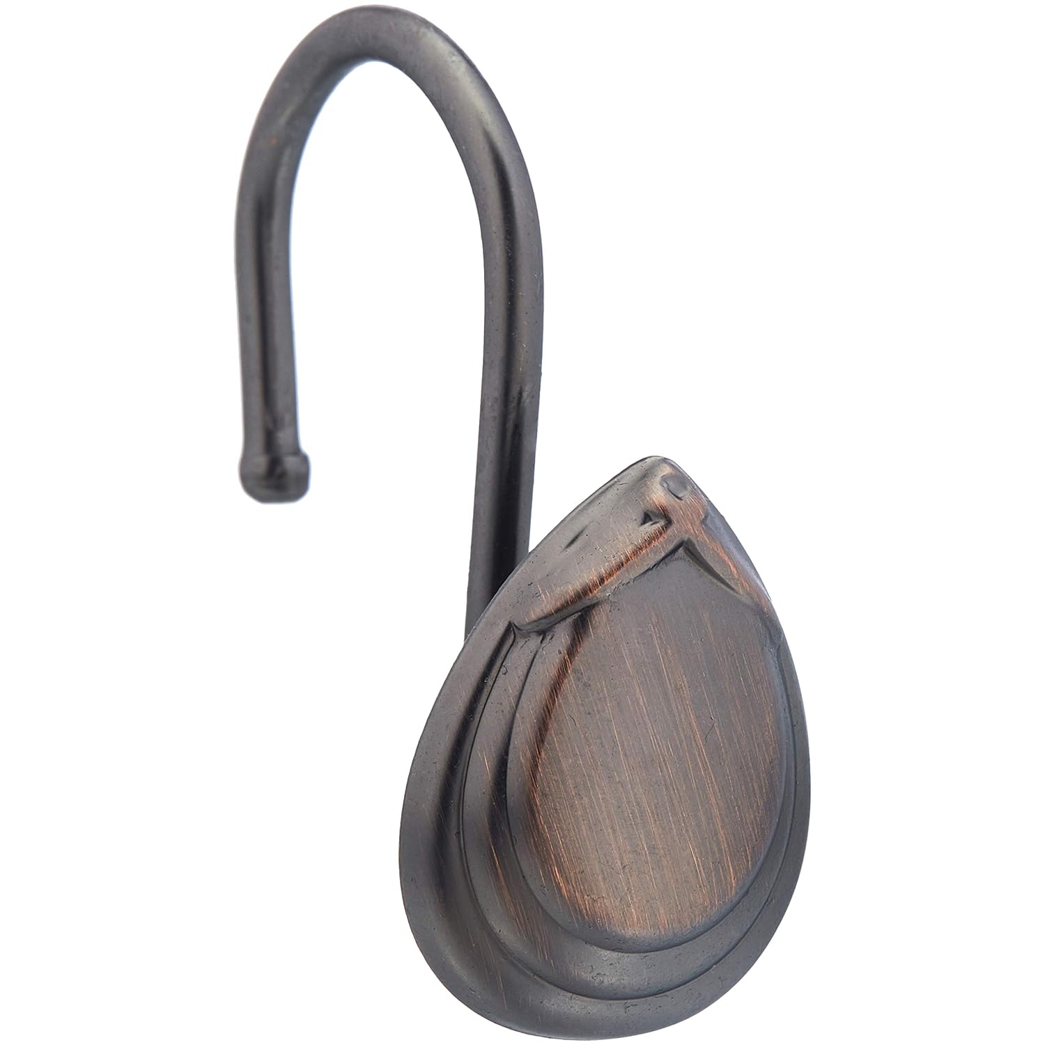 AmazonBasics Shower Curtain Hooks Teardrop, OilRubbed