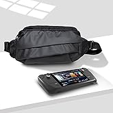 JIAMEIXING Tactical Sling Bag for Steam Deck, Nintendo Switch 2,ROG Ally X,Legion Go | EVA Bag |Trave & Daily Use Waist Packs (Medium)