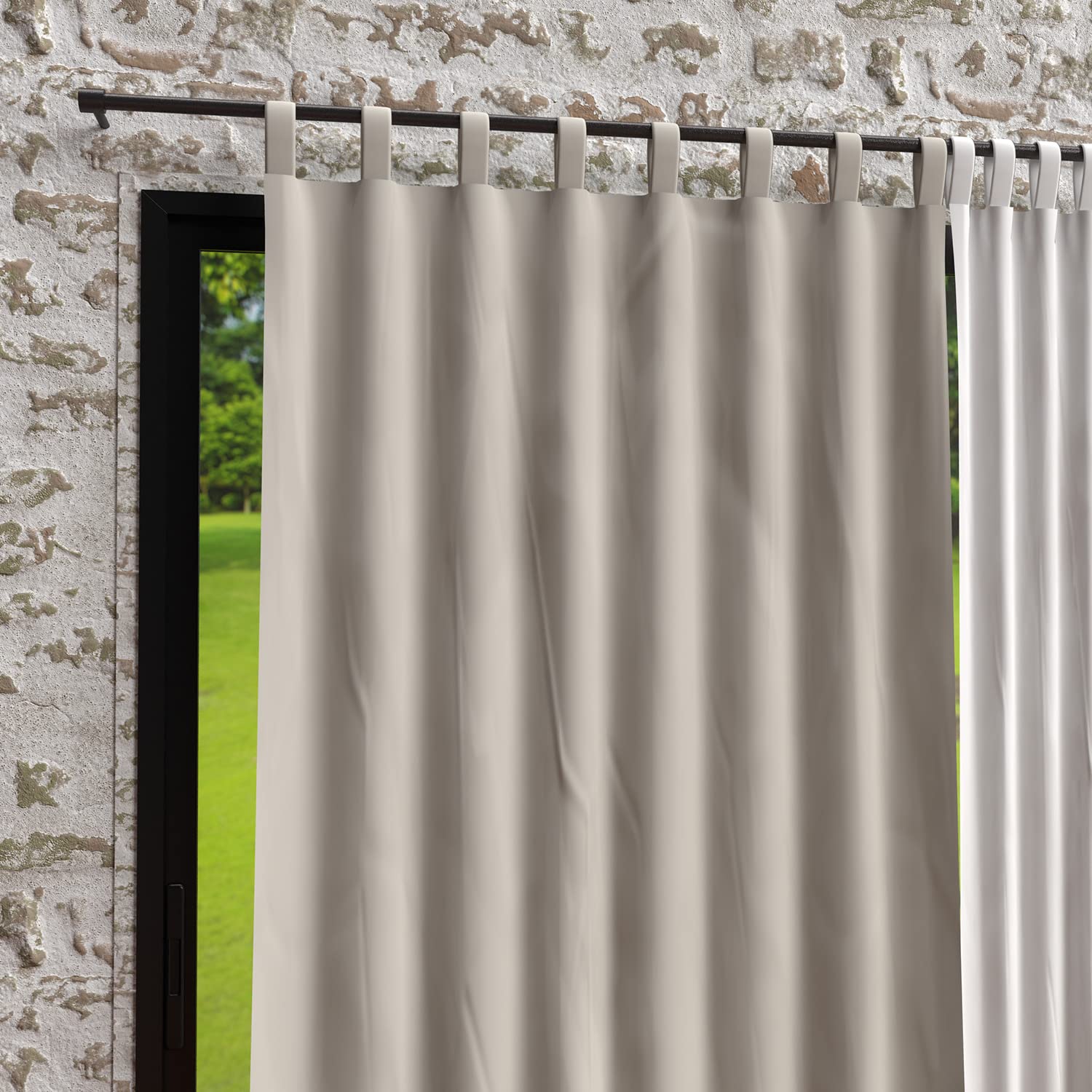 Soleil d'ocre Curtains, Fabric, Linen, 135 x 250 cm