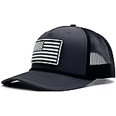 Nestoniyun Old Glory PVC Curved 5 Panel Rope Hat, Adjustable Snapback Baseball Cap, Perfect for Outdoor Sports