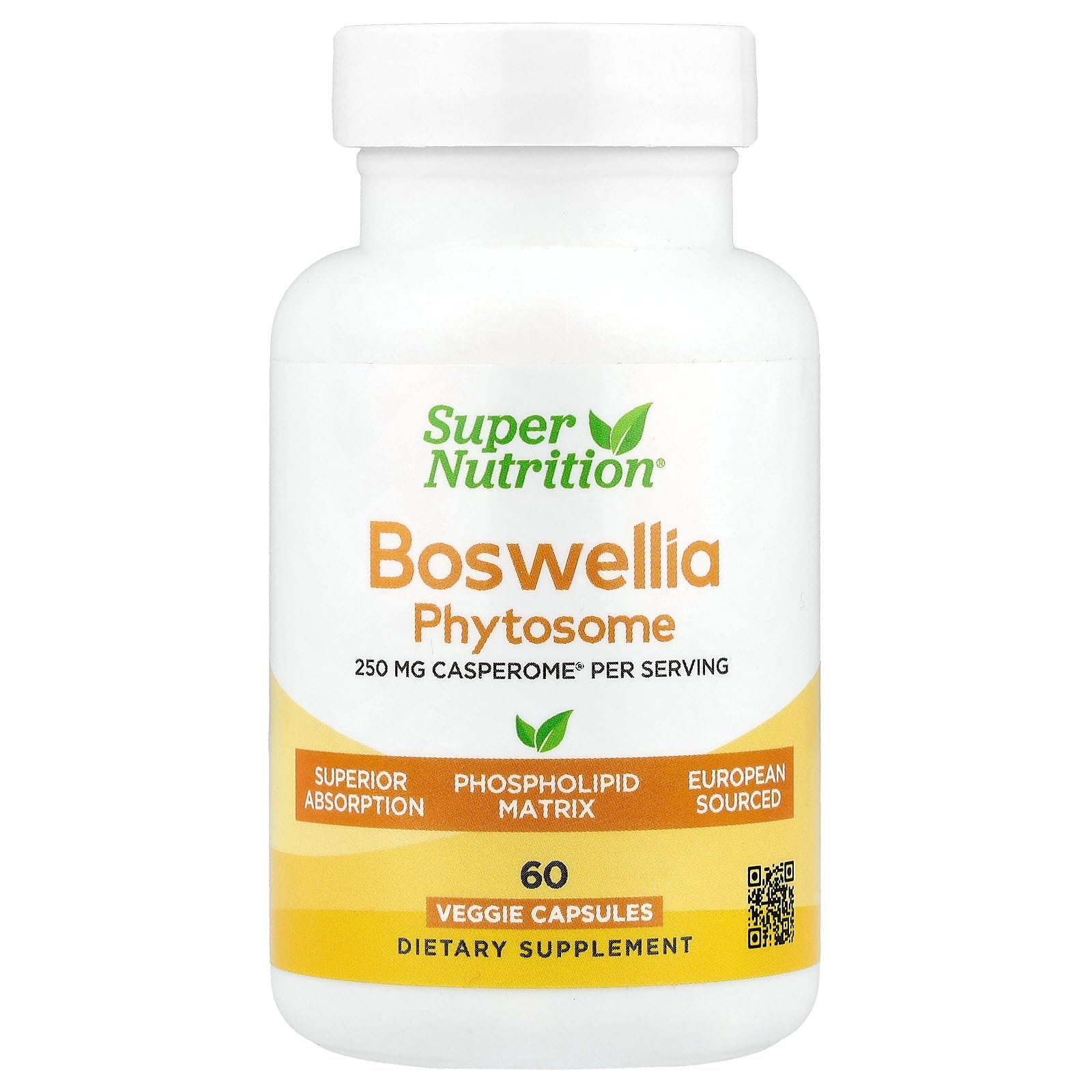 Boswellia Serrata Phytosome with Sunflower Lecithin 250 mg